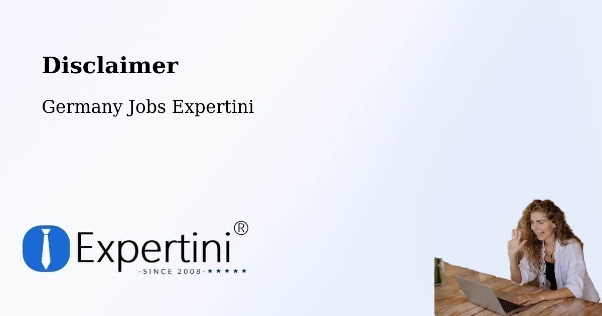 Disclaimer – Rees - Germany Jobs Expertini