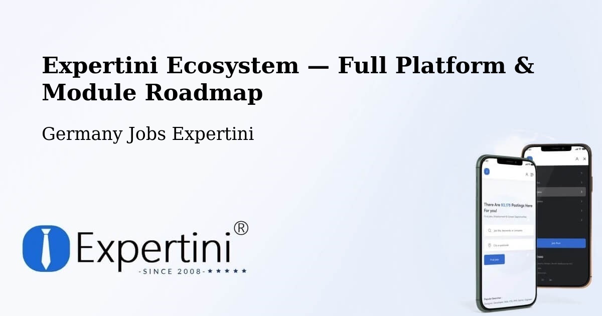 Expertini Ecosystem — Full Platform & Module Roadmap – Rees