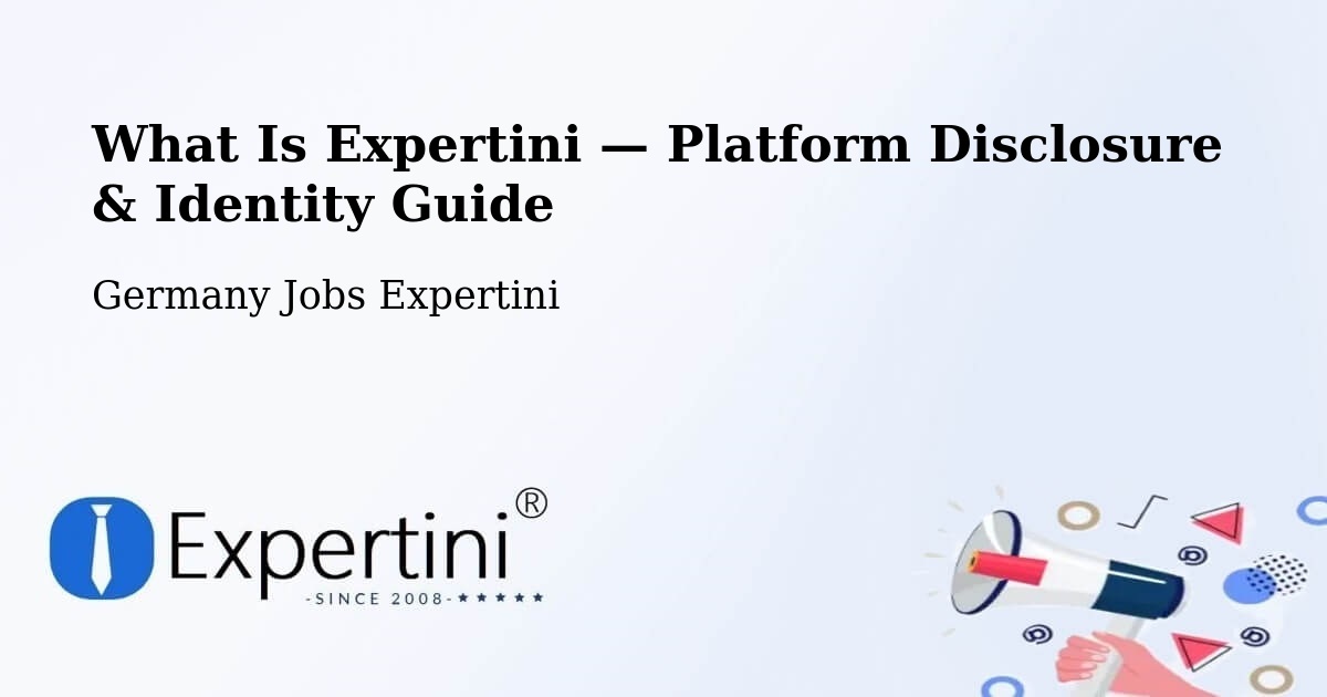 What Is Expertini — Platform Disclosure & Identity Guide – Rees